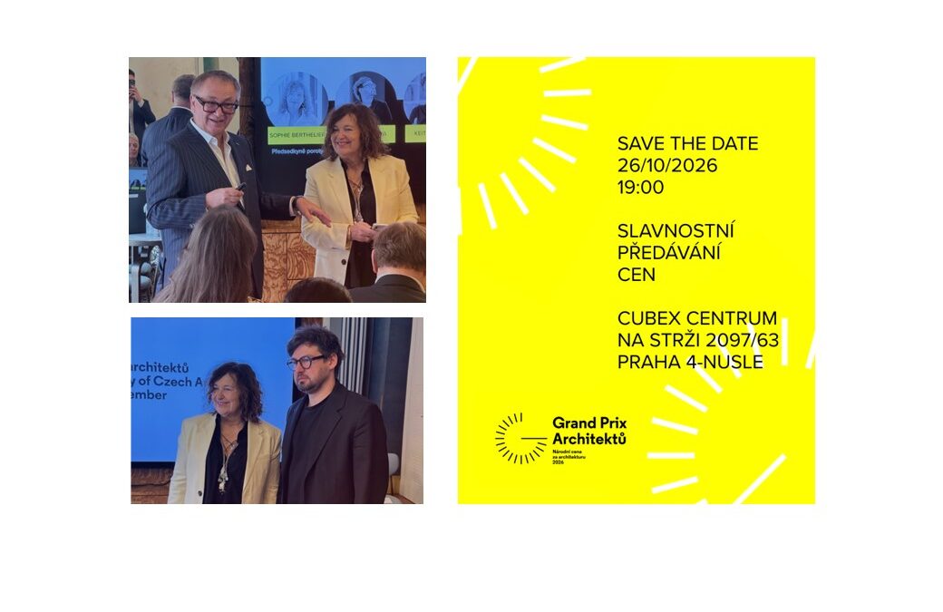 Další ročník GPA – Národní ceny za architekturu je tu!